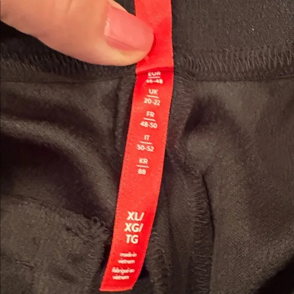 NWT SPANX crepe pants, high rise, pull on, wide leg, pleats, 20542T, XLTall - Picture 5 of 11